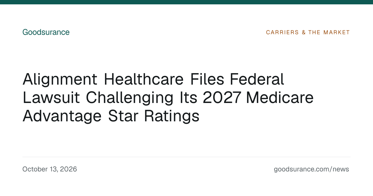 Alignment Healthcare Files Federal Lawsuit Challenging Its 2027 ...